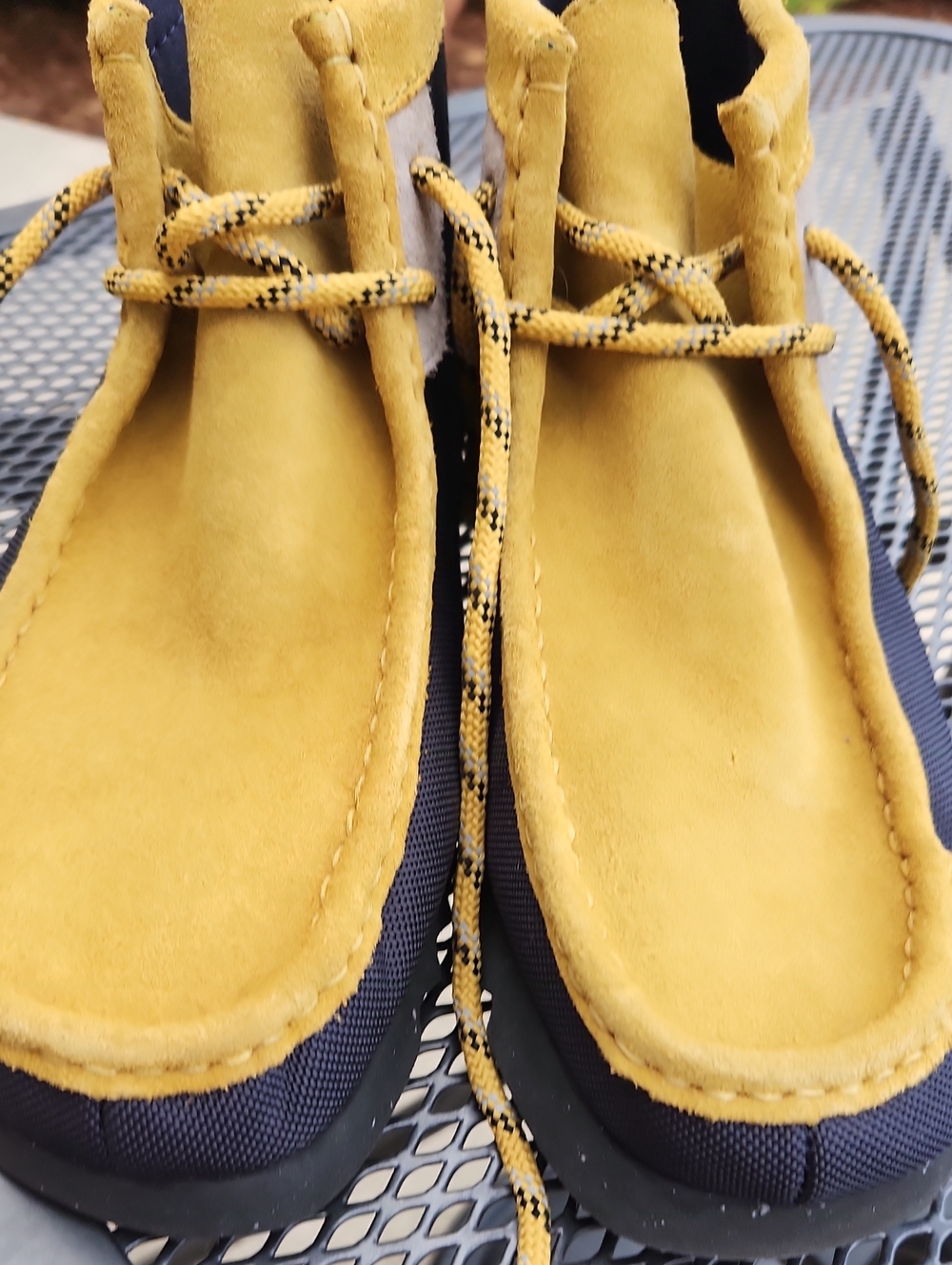 Clarks Men's Yellow Suede Chukka Boots